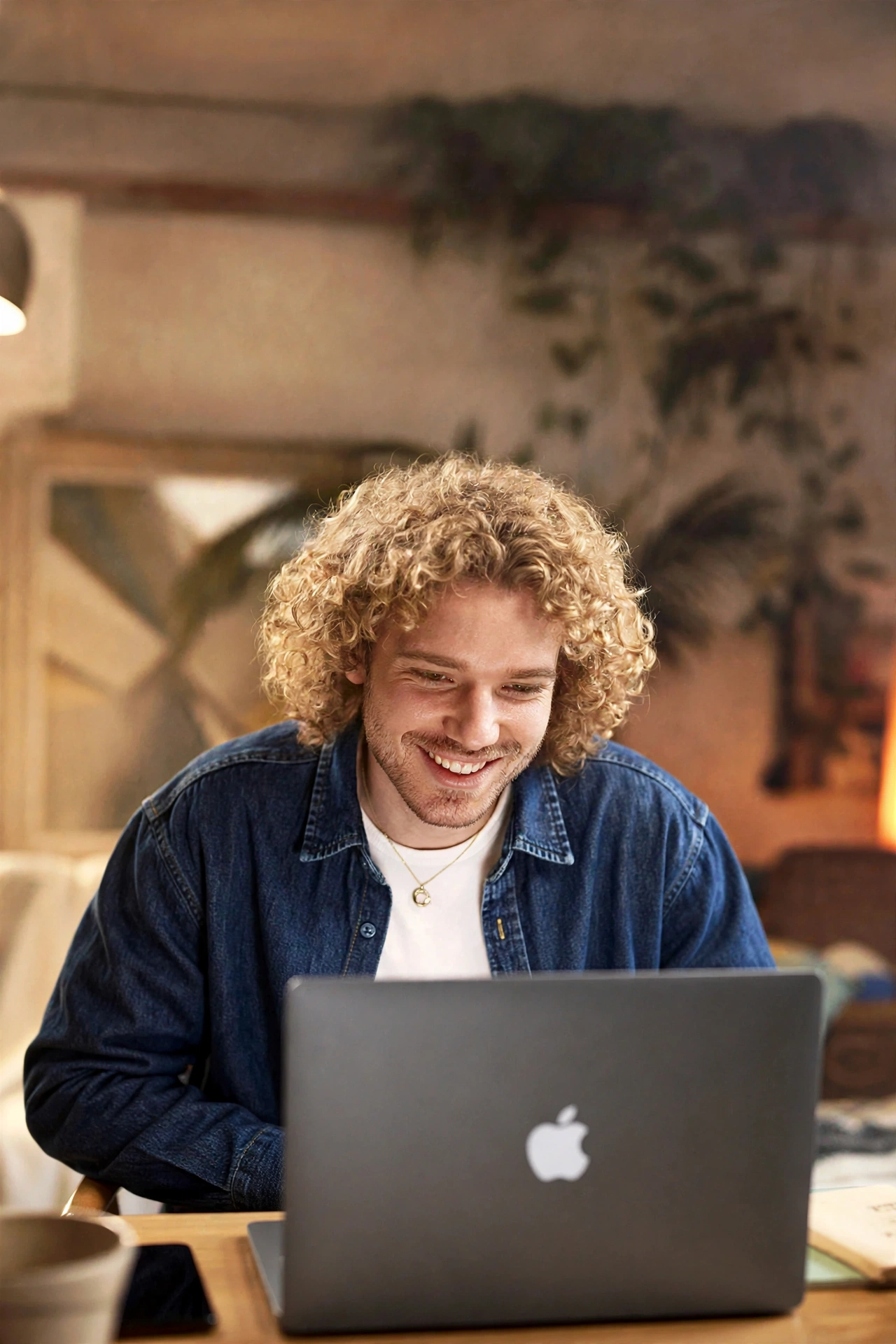 IT-specialist werkt op een laptop